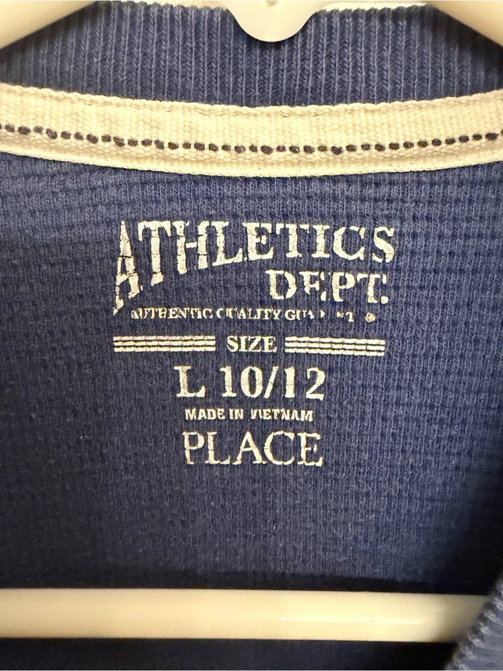 Children’s Place Blue Long-Sleeve 'Division Champs' Lacrosse Tee